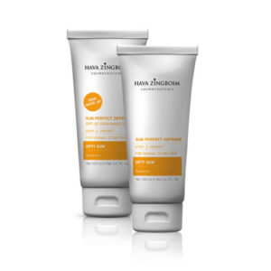 קרם הגנה 50 SPF עם דמי מייקאפ